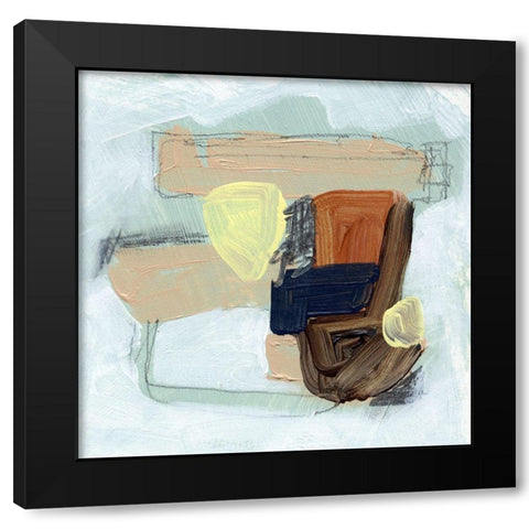 Rudimentary I Black Modern Wood Framed Art Print by Parker, Jennifer Paxton