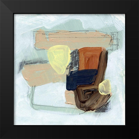Rudimentary I Black Modern Wood Framed Art Print by Parker, Jennifer Paxton