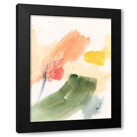 Garden Palette II Black Modern Wood Framed Art Print with Double Matting by Barnes, Victoria