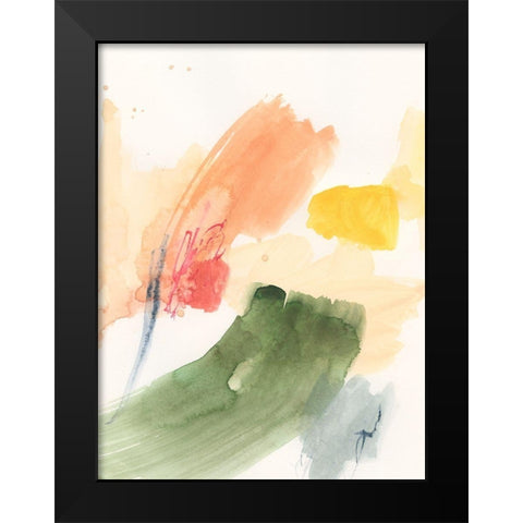 Garden Palette II Black Modern Wood Framed Art Print by Barnes, Victoria