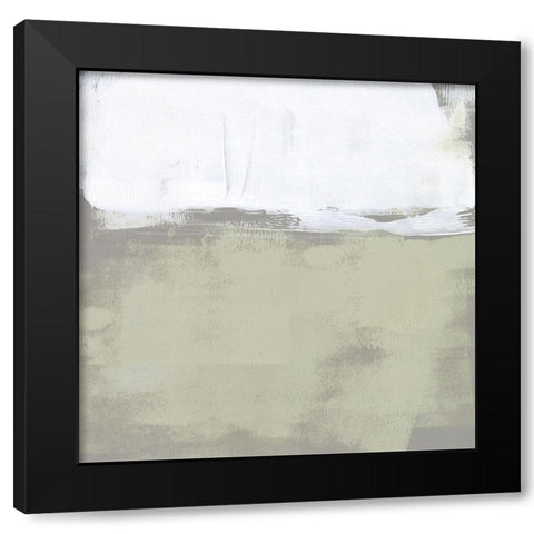 The Subtlest Horizon II Black Modern Wood Framed Art Print with Double Matting by Goldberger, Jennifer