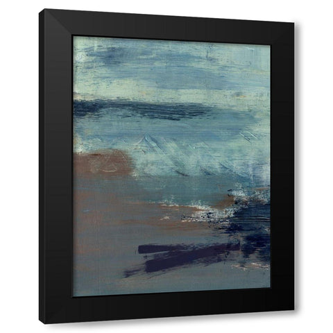 Morning Lake Mist I Black Modern Wood Framed Art Print by Parker, Jennifer Paxton