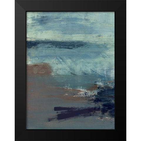 Morning Lake Mist I Black Modern Wood Framed Art Print by Parker, Jennifer Paxton