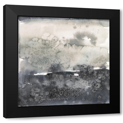 Salted Horizon I Black Modern Wood Framed Art Print with Double Matting by Goldberger, Jennifer