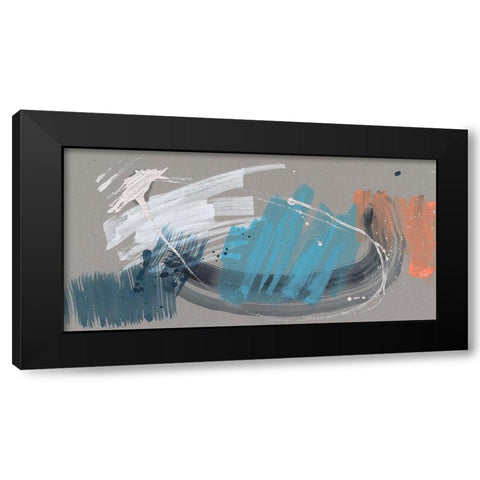 Whimsical Marks I Black Modern Wood Framed Art Print with Double Matting by Goldberger, Jennifer