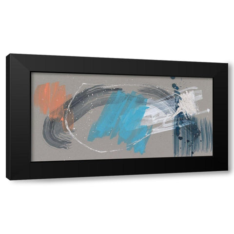 Whimsical Marks II Black Modern Wood Framed Art Print by Goldberger, Jennifer