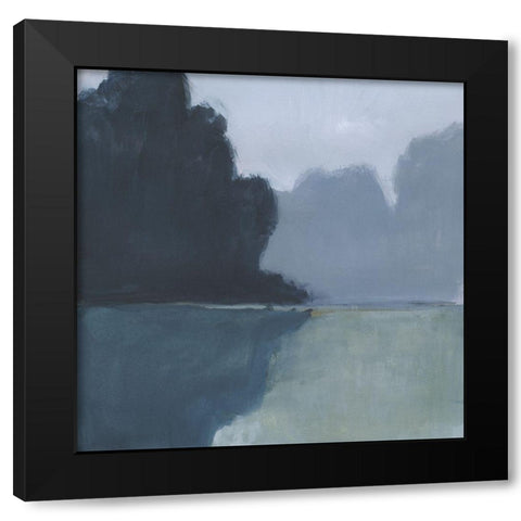 Misty Pass I Black Modern Wood Framed Art Print with Double Matting by Barnes, Victoria