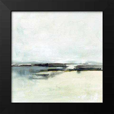 Sage Skies I Black Modern Wood Framed Art Print by Barnes, Victoria