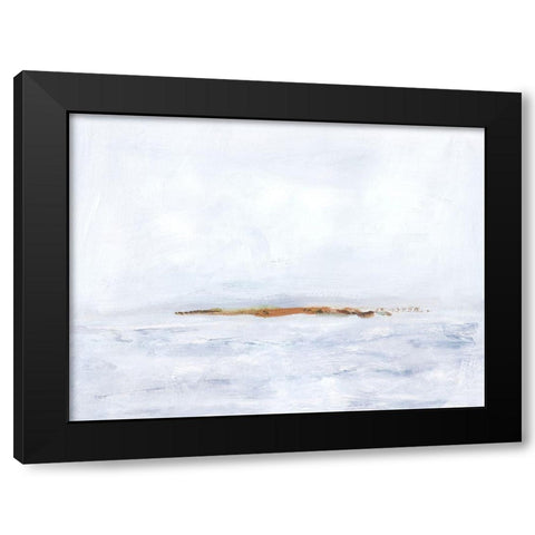 Polar Divide I Black Modern Wood Framed Art Print by Barnes, Victoria