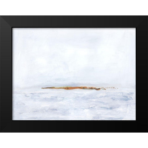 Polar Divide I Black Modern Wood Framed Art Print by Barnes, Victoria