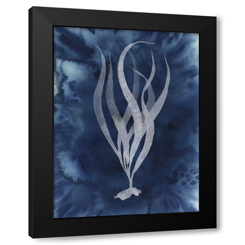 Midnight Kelp I Black Modern Wood Framed Art Print with Double Matting by Popp, Grace