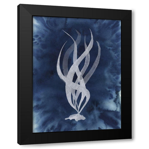 Midnight Kelp II Black Modern Wood Framed Art Print with Double Matting by Popp, Grace