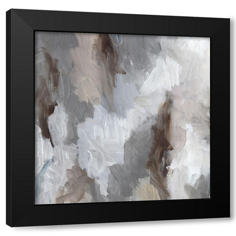 Cloudy Shapes II Black Modern Wood Framed Art Print with Double Matting by Parker, Jennifer Paxton