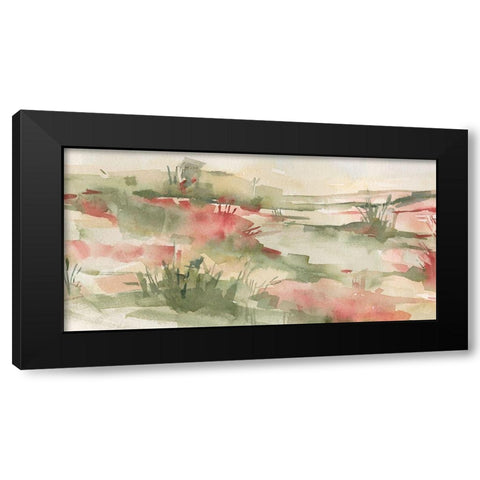 Rust Grasslands I Black Modern Wood Framed Art Print by Caroline, Emma