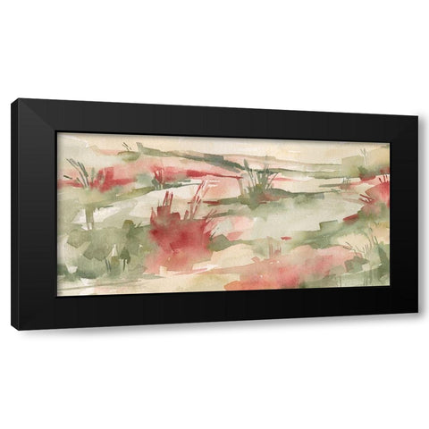 Rust Grasslands II Black Modern Wood Framed Art Print by Caroline, Emma