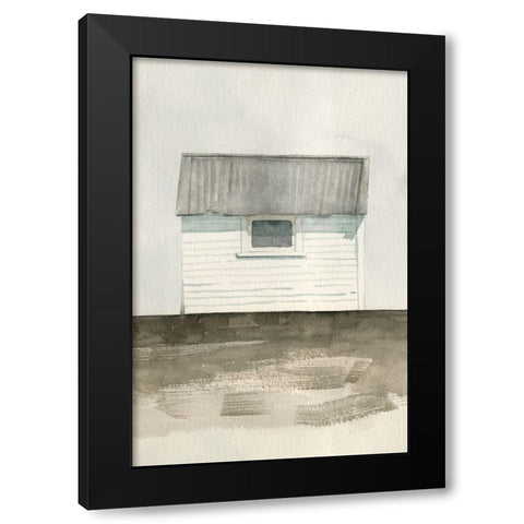 Farmhouse Shed II Black Modern Wood Framed Art Print by Caroline, Emma