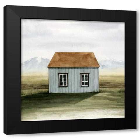 Nordic Cottage I Black Modern Wood Framed Art Print with Double Matting by Popp, Grace