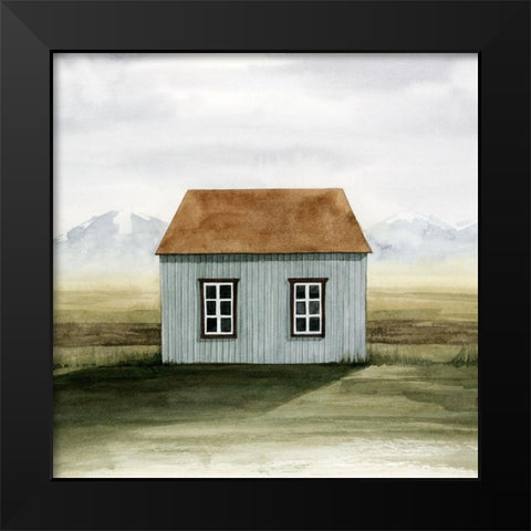 Nordic Cottage I Black Modern Wood Framed Art Print by Popp, Grace