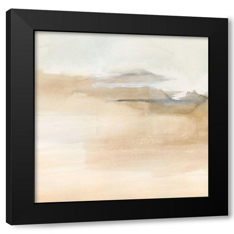 Cinnamon Shores I Black Modern Wood Framed Art Print by Barnes, Victoria