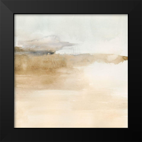 Cinnamon Shores II Black Modern Wood Framed Art Print by Barnes, Victoria