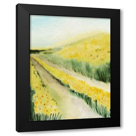 Gilded Aisles II Black Modern Wood Framed Art Print with Double Matting by Popp, Grace