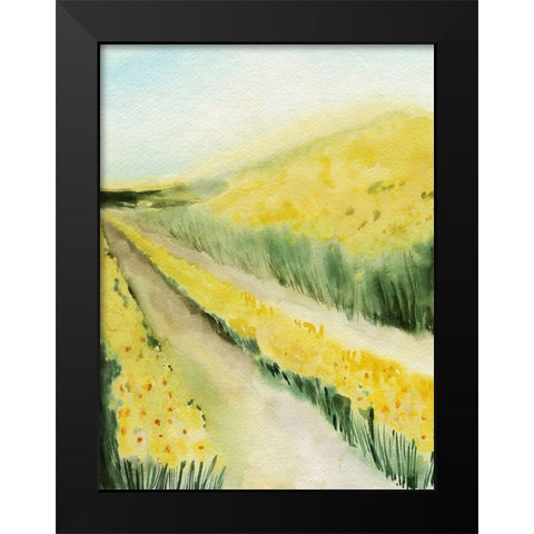 Gilded Aisles II Black Modern Wood Framed Art Print by Popp, Grace