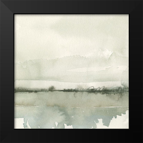 Winter Reflections II Black Modern Wood Framed Art Print by Caroline, Emma