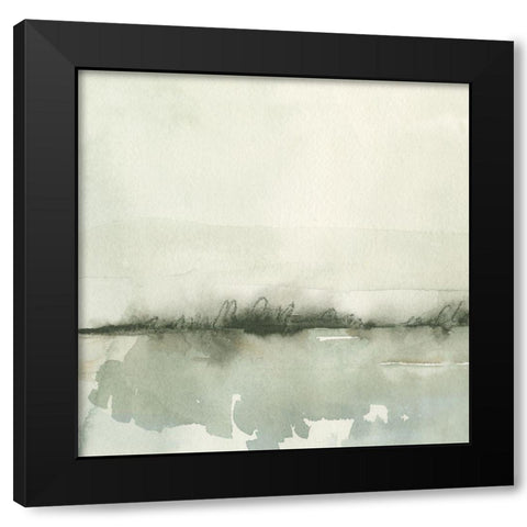 Winter Reflections IV Black Modern Wood Framed Art Print by Caroline, Emma