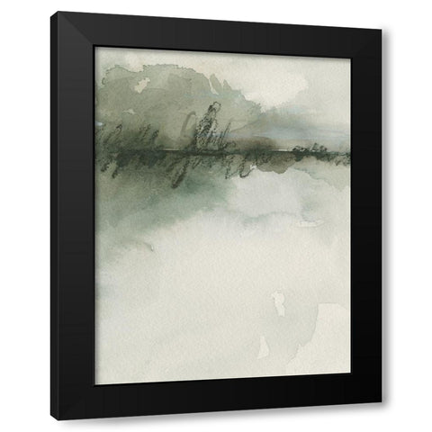 Scripted Landscape II Black Modern Wood Framed Art Print by Caroline, Emma
