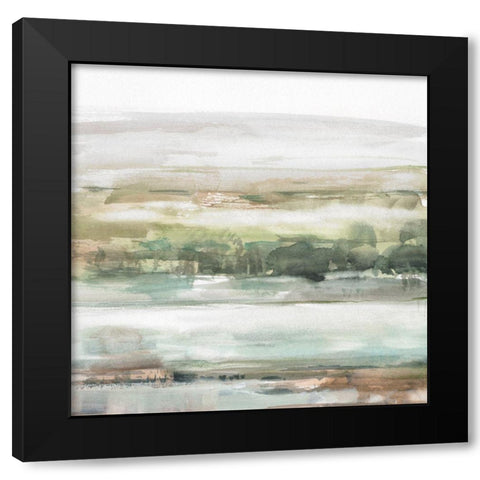 Turquoise and Clay IV Black Modern Wood Framed Art Print by Harper, Ethan