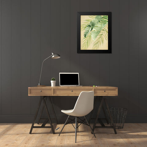 Banana Palms II Black Modern Wood Framed Art Print by Parker, Jennifer Paxton