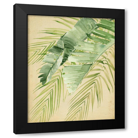Banana Palms II Black Modern Wood Framed Art Print by Parker, Jennifer Paxton