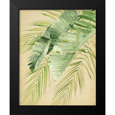 Banana Palms II Black Modern Wood Framed Art Print by Parker, Jennifer Paxton