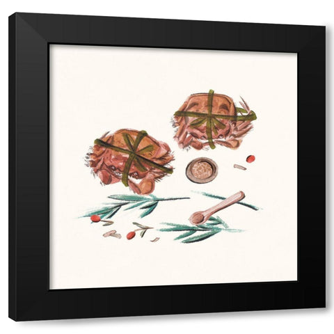 The Way Home III Black Modern Wood Framed Art Print with Double Matting by Wang, Melissa