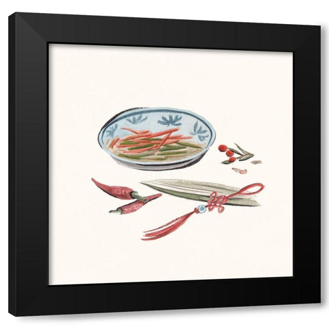 The Way Home VI Black Modern Wood Framed Art Print with Double Matting by Wang, Melissa
