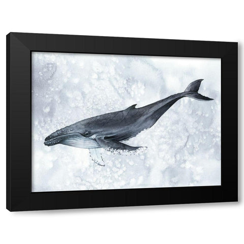 Deep Diver I Black Modern Wood Framed Art Print with Double Matting by Popp, Grace