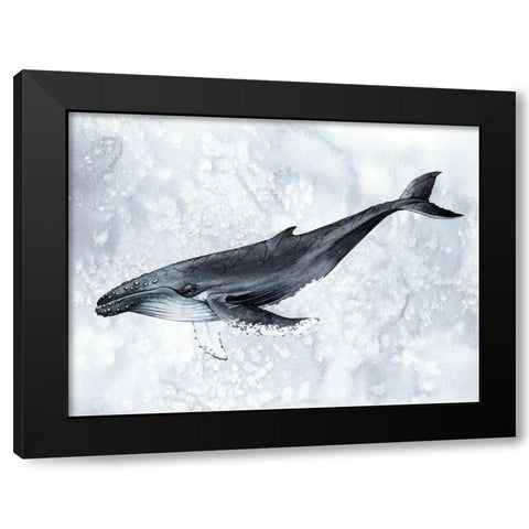 Deep Diver II Black Modern Wood Framed Art Print with Double Matting by Popp, Grace