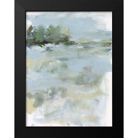 Far Away View I Black Modern Wood Framed Art Print by Long, Christina