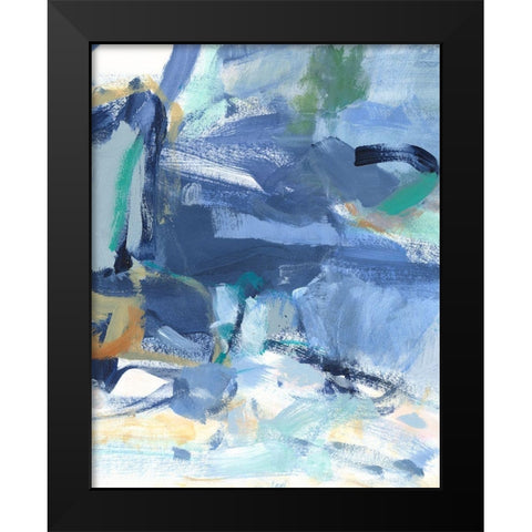 Blue Room I Black Modern Wood Framed Art Print by Long, Christina