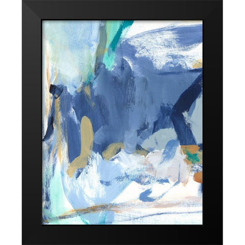 Blue Room II Black Modern Wood Framed Art Print by Long, Christina
