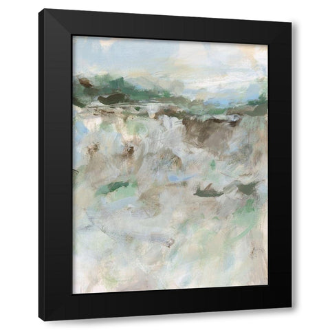 Far Away Hills I Black Modern Wood Framed Art Print by Long, Christina