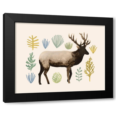 Sagebrush Prairie III Black Modern Wood Framed Art Print with Double Matting by Barnes, Victoria