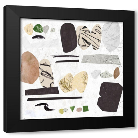Underground Journey IV Black Modern Wood Framed Art Print with Double Matting by Wang, Melissa