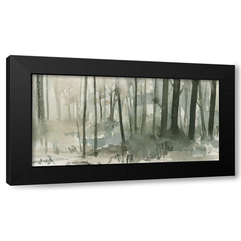 Into the Woods II Black Modern Wood Framed Art Print with Double Matting by Caroline, Emma