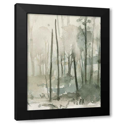 Into the Woods IV Black Modern Wood Framed Art Print with Double Matting by Caroline, Emma