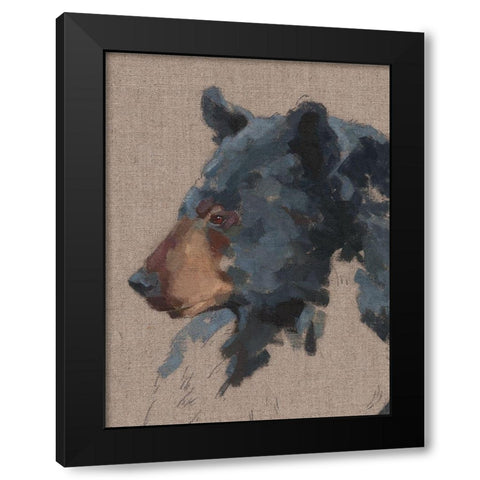 Big Bear IV Black Modern Wood Framed Art Print with Double Matting by Green, Jacob