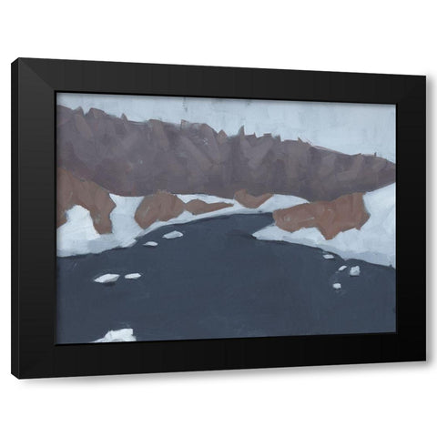 Henrys Fork I Black Modern Wood Framed Art Print with Double Matting by Green, Jacob
