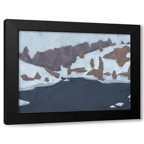 Henrys Fork II Black Modern Wood Framed Art Print with Double Matting by Green, Jacob