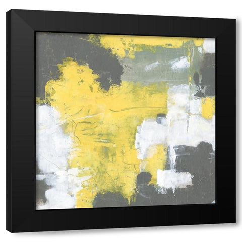 Interlocking I Black Modern Wood Framed Art Print with Double Matting by OToole, Tim