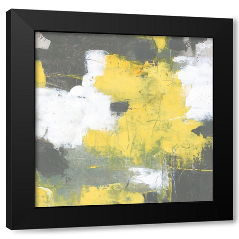 Interlocking II Black Modern Wood Framed Art Print with Double Matting by OToole, Tim